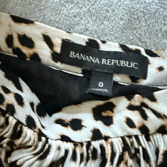 Banana Republic Animal Print Skater Skirt - Picture 2 of 4